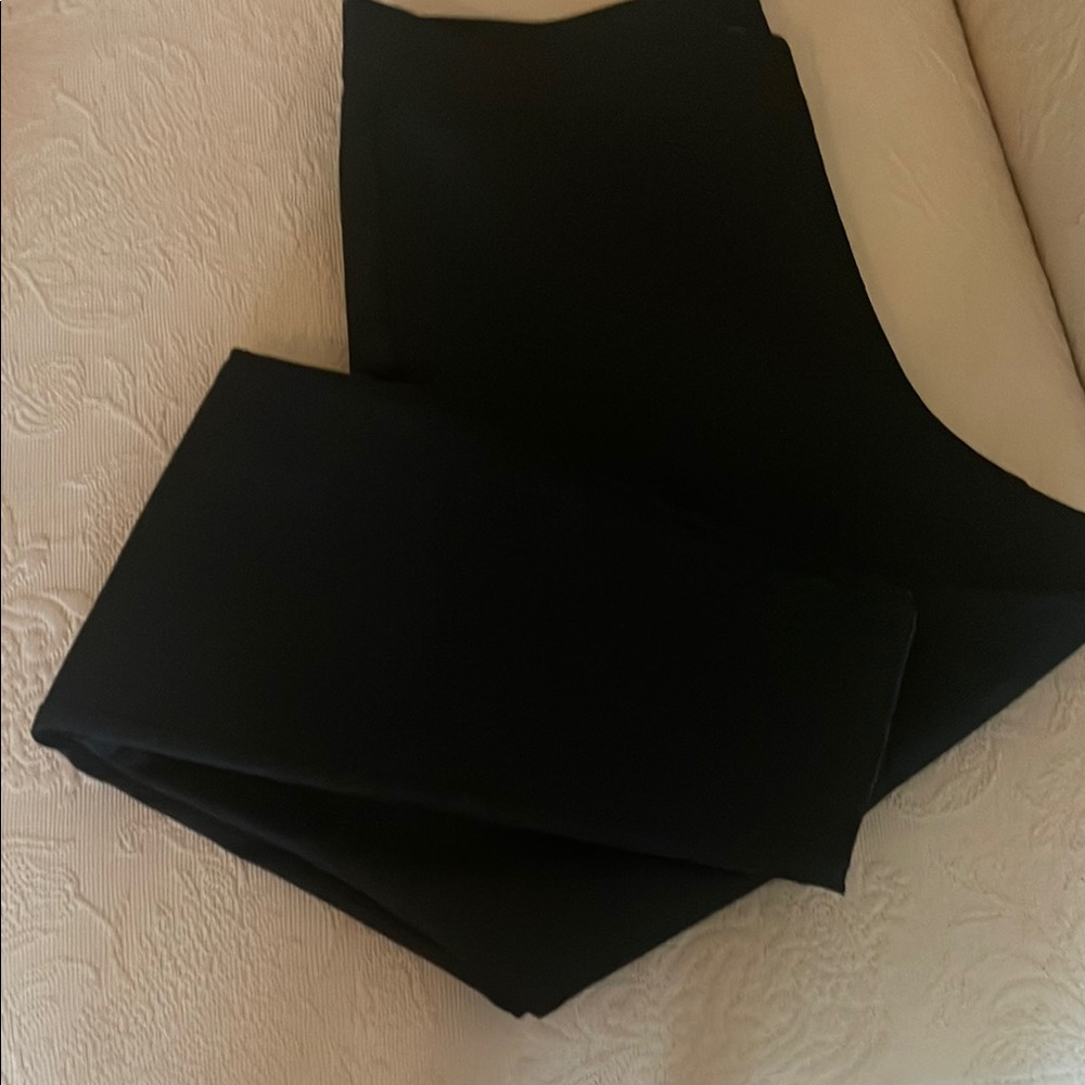 Eileen Fisher size M black pull-on “waxed” pants